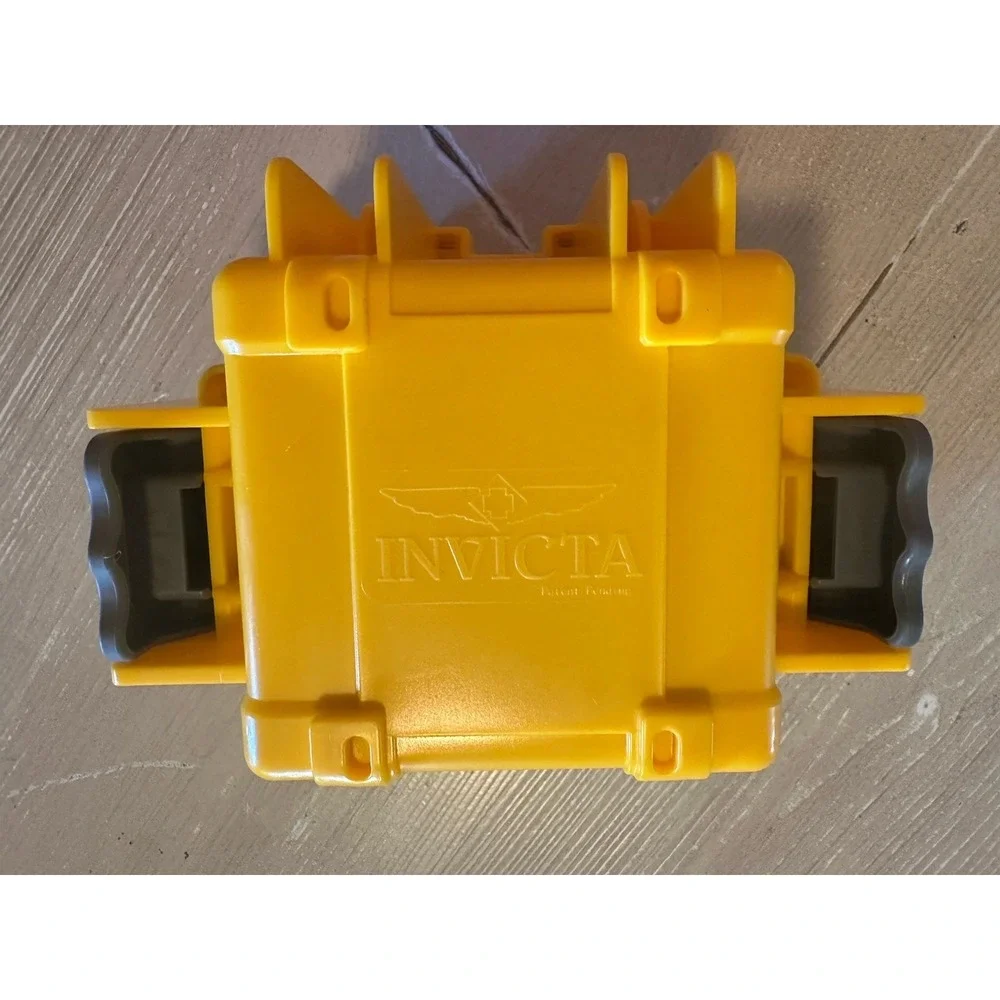 Invicta (1) Single Slot Impact Resistant Yellow Collector Diver Case Watch Box